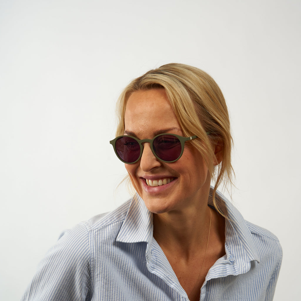 womens laeso dark army sunglasses - www.luxreaderssweden.com