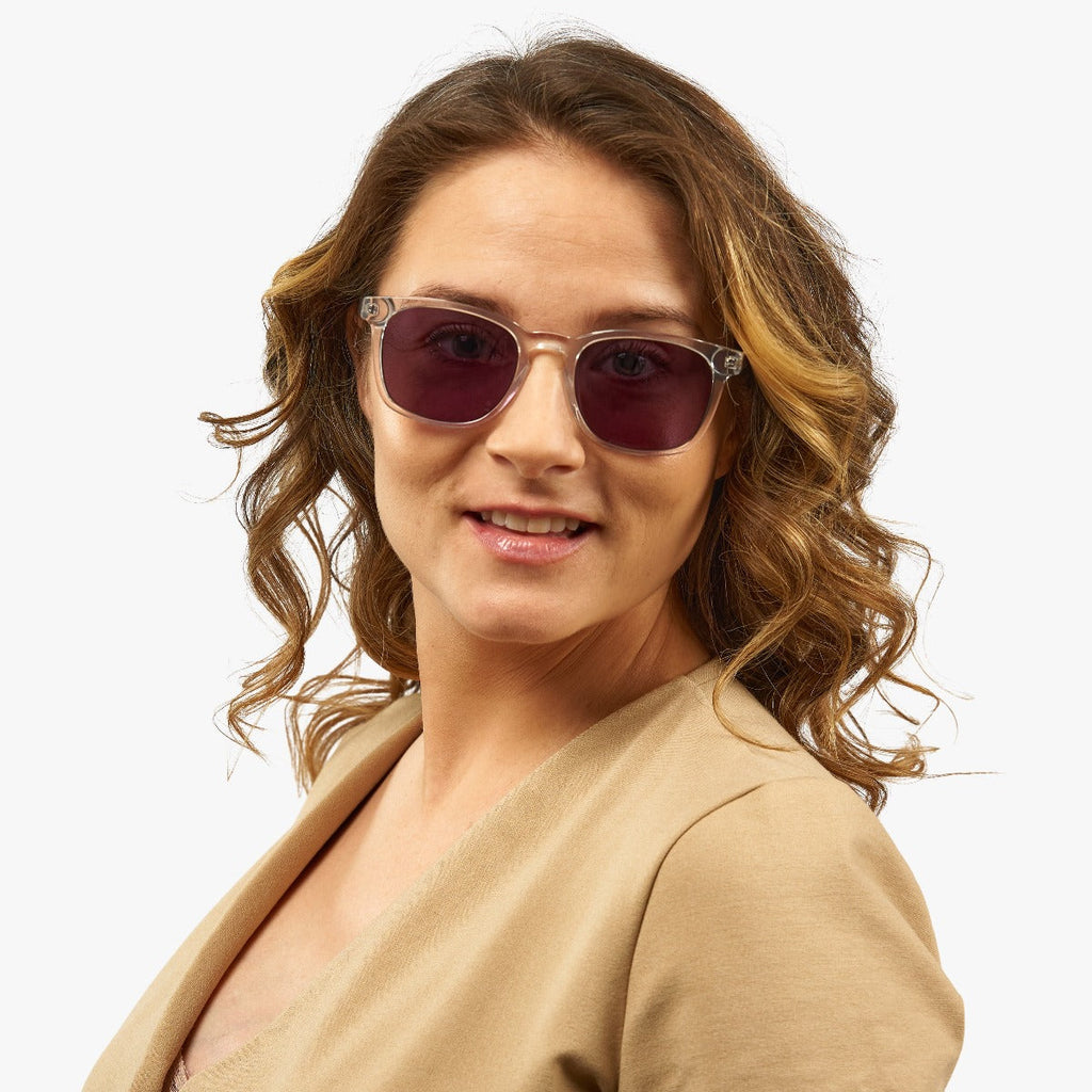 womens bornholm crystal white sunglasses - www.luxreaderssweden.com