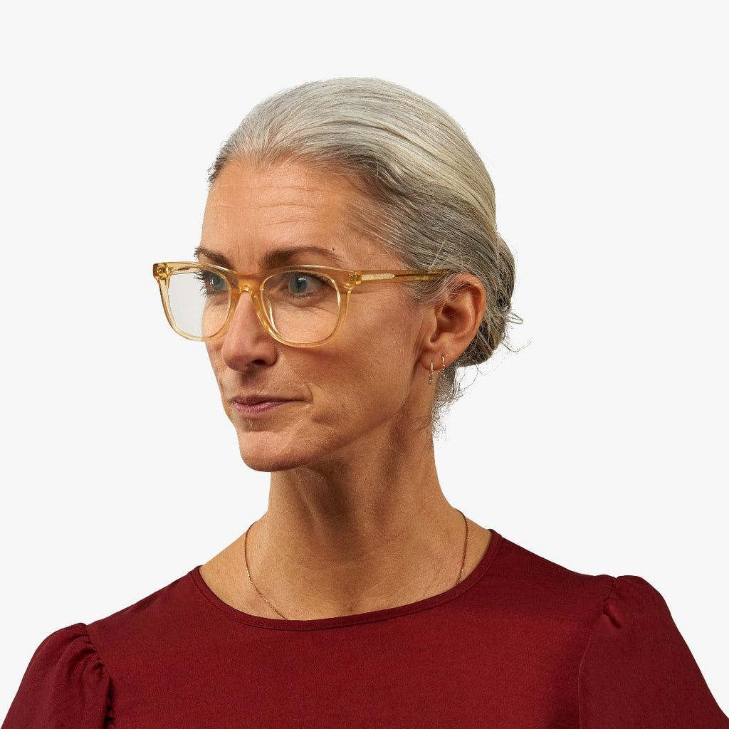 malmo crystal lemon reading glasses - www.luxreaderssweden.com