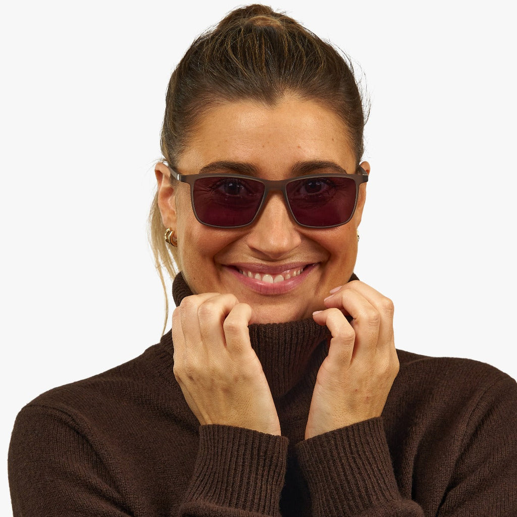 womens kobenhavn grey sunglasses - www.luxreaderssweden.com