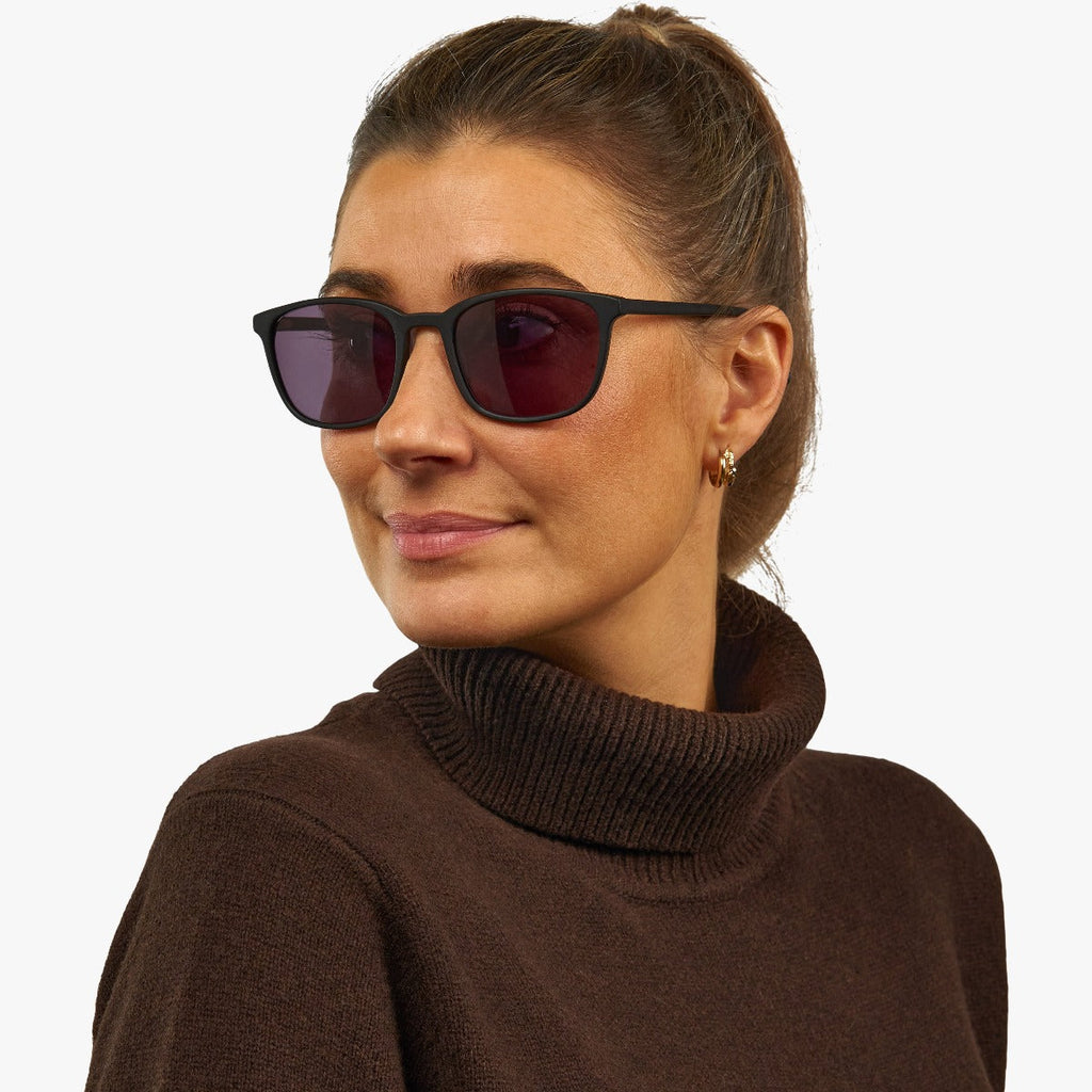 womens ebeltoft black sunglasses - www.luxreaderssweden.com