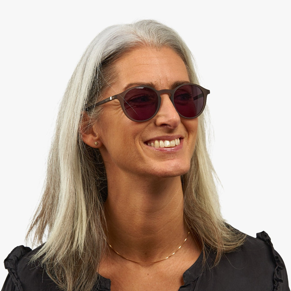 womens laeso grey sunglasses - www.luxreaderssweden.com