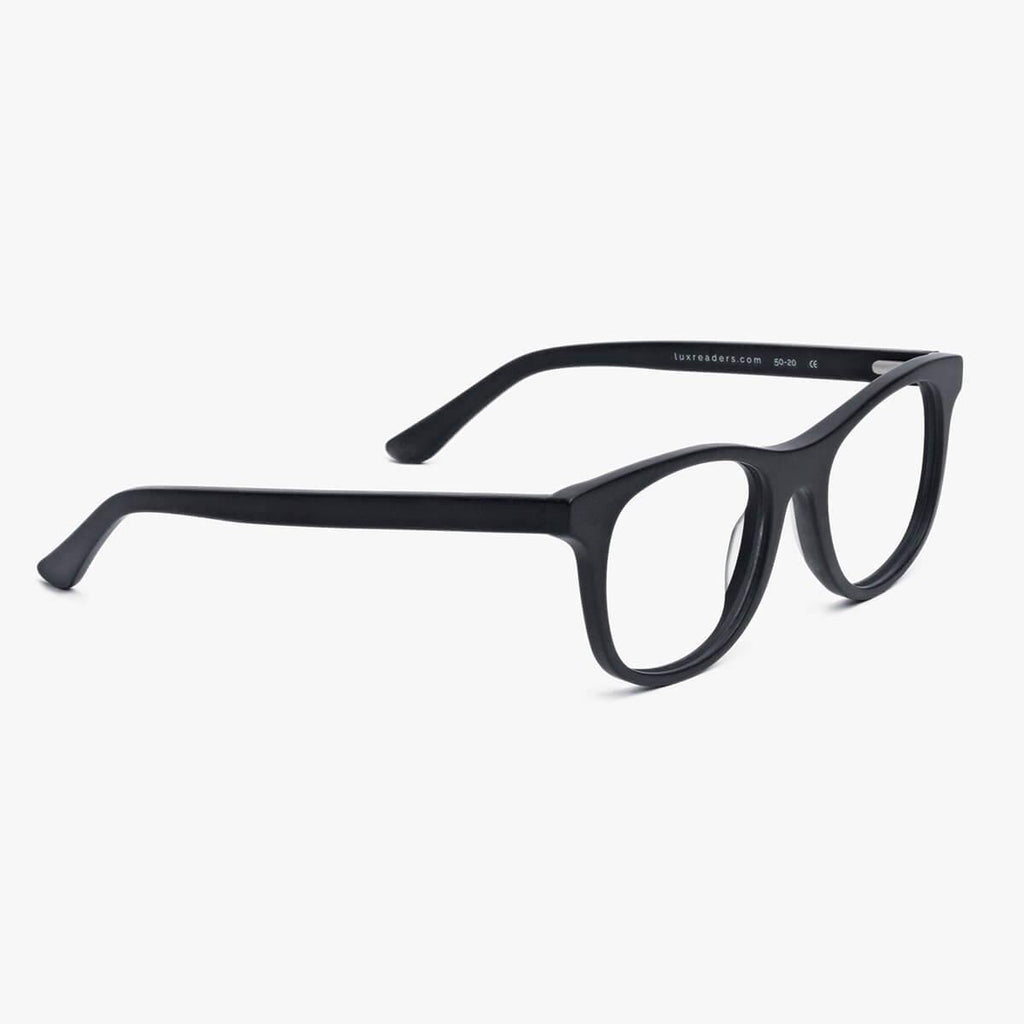 malmo black reading glasses - www.luxreaderssweden.com