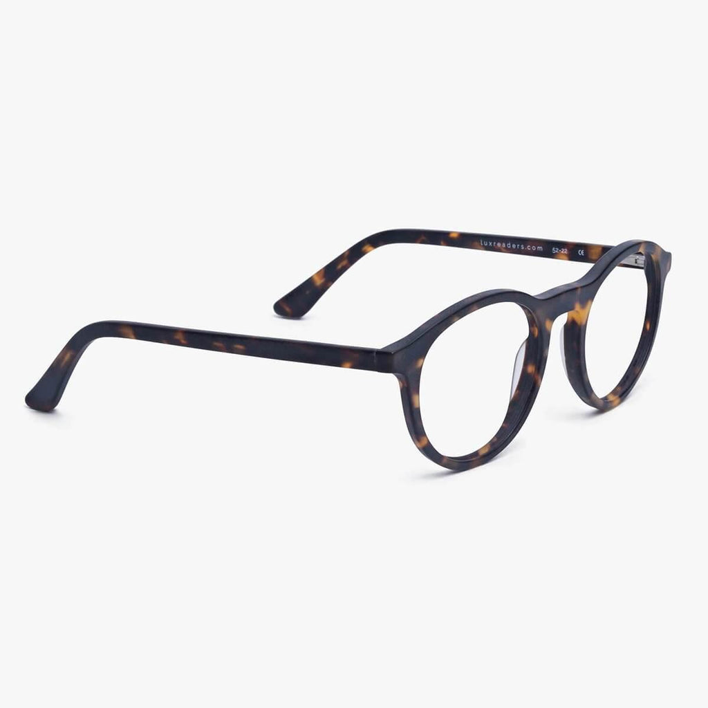 lokken dark turtle reading glasses - www.luxreaderssweden.com