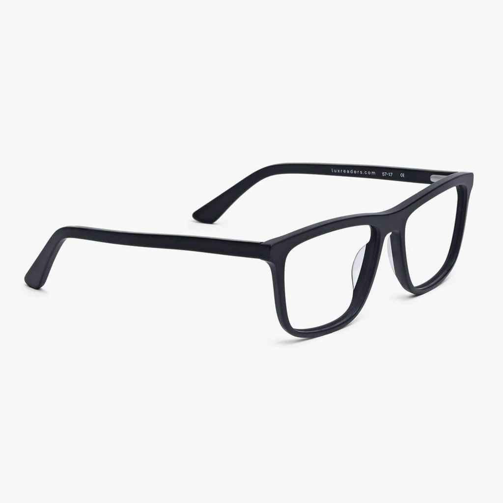 mens oslo black blue light glasses - www.luxreaderssweden.com