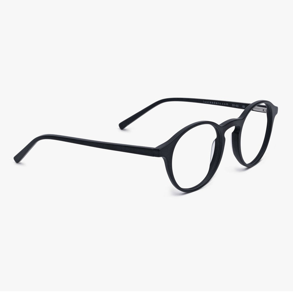 saeby black reading glasses - www.luxreaderssweden.com