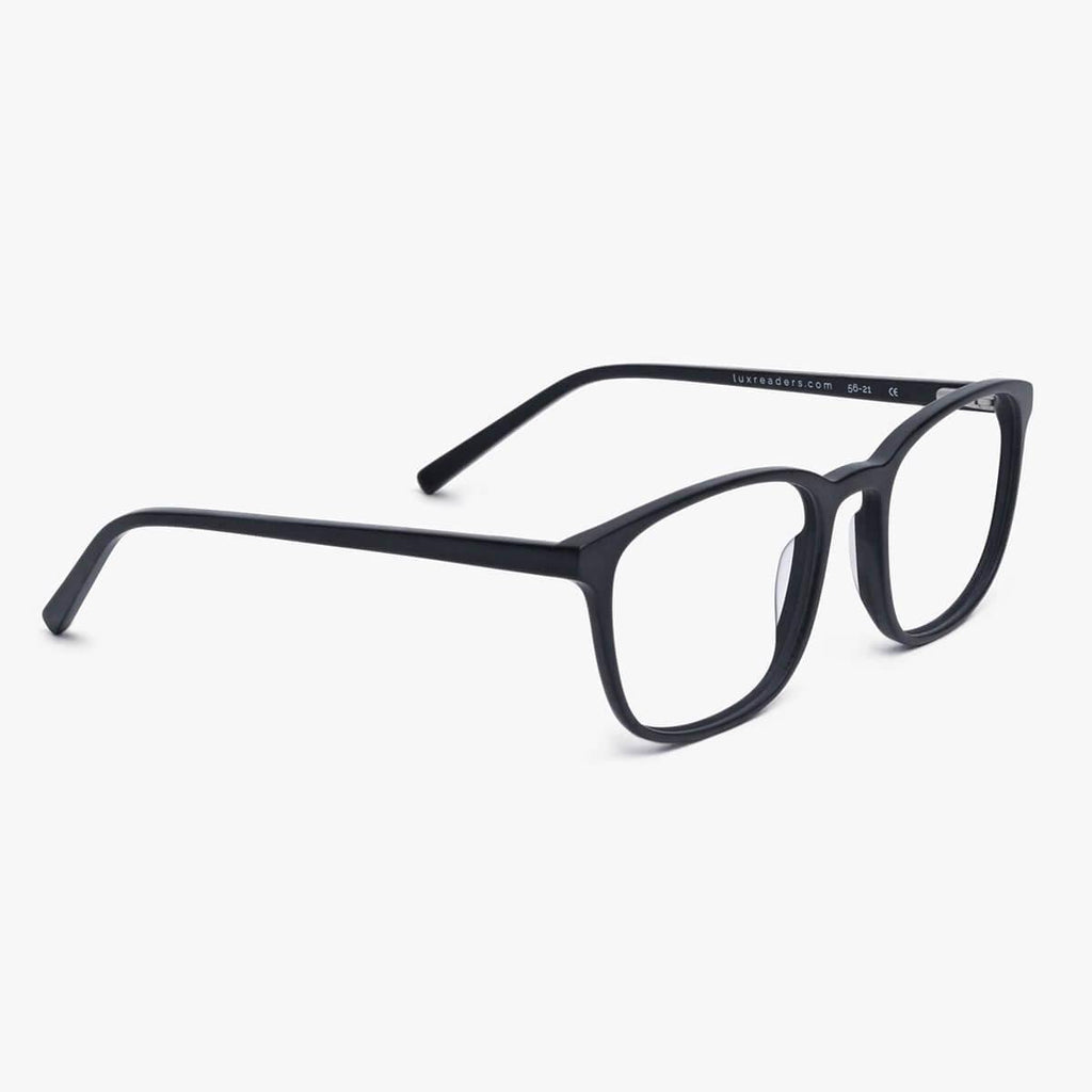 ebeltoft black reading glasses - www.luxreaderssweden.com