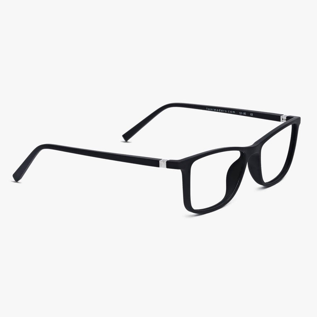 mens skagen black blue light glasses - www.luxreaderssweden.com