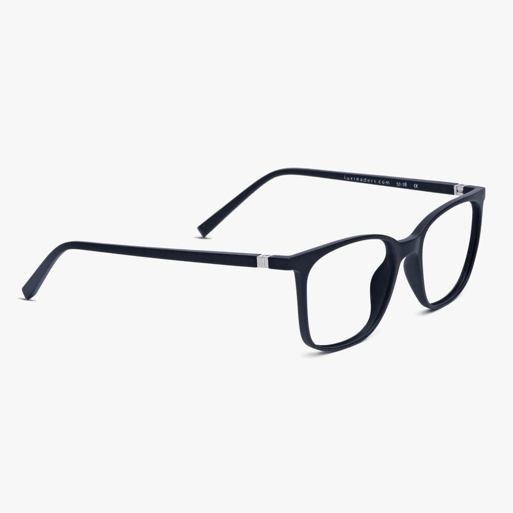 fyn black reading glasses - www.luxreaderssweden.com