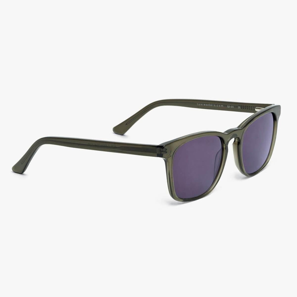 bornholm shiny olive sunglasses - www.luxreaderssweden.com