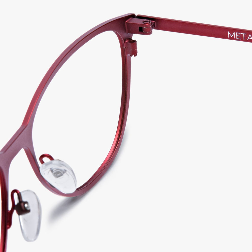 bergen red reading glasses - www.luxreaderssweden.com