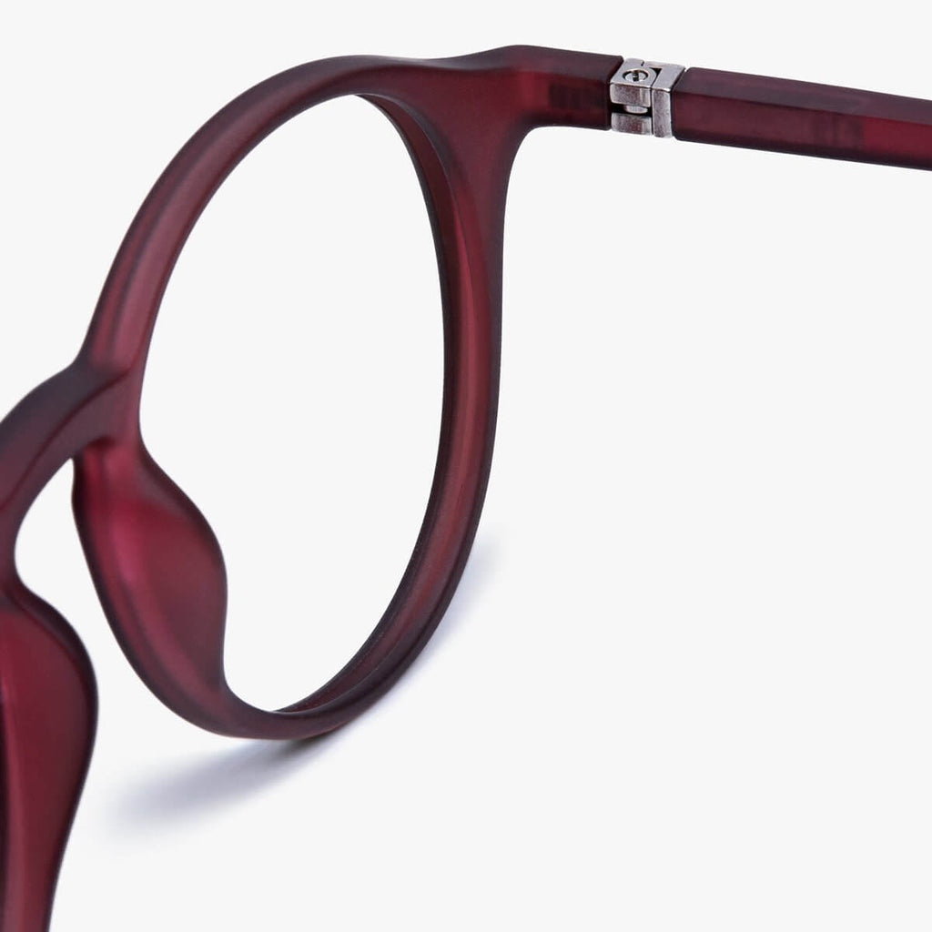 laeso red reading glasses - www.luxreaderssweden.com