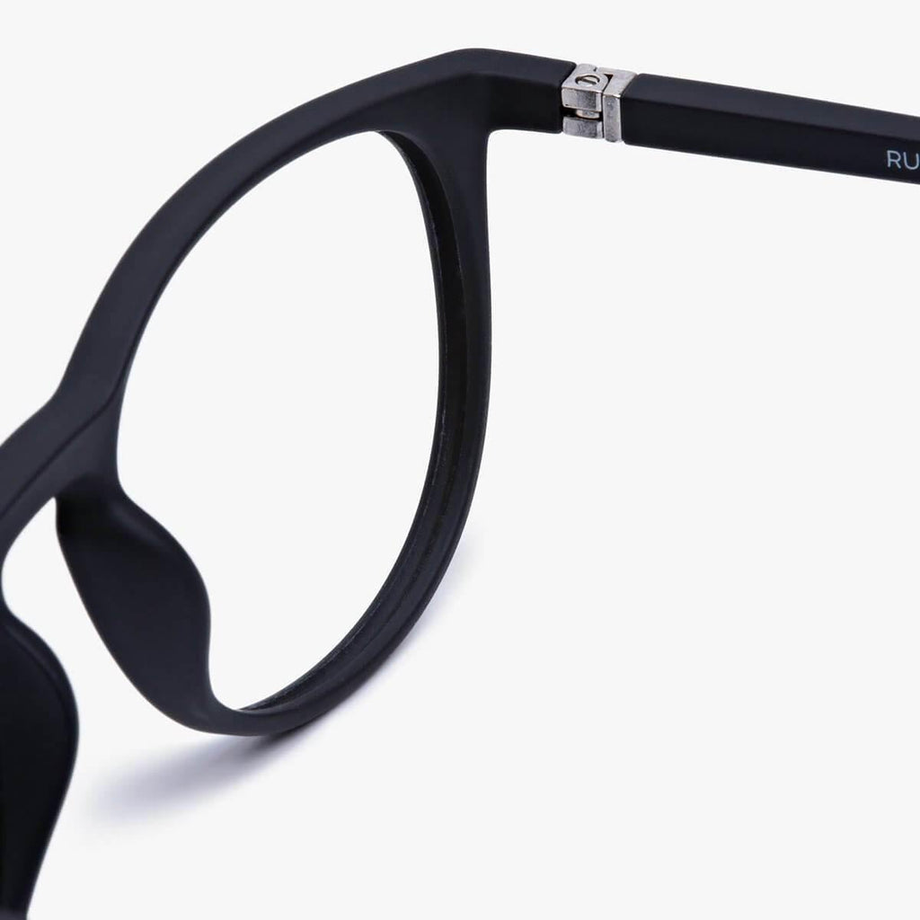 womens stockholm black reading glasses - www.luxreaderssweden.com