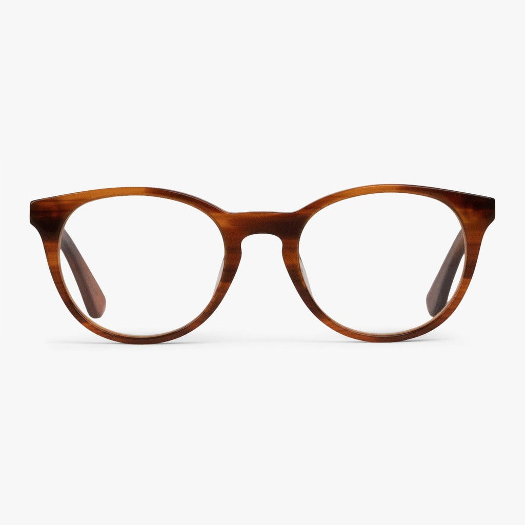 Köp Men's Cole Shiny Walnut Blue light glasögon - www.luxreaderssweden.com