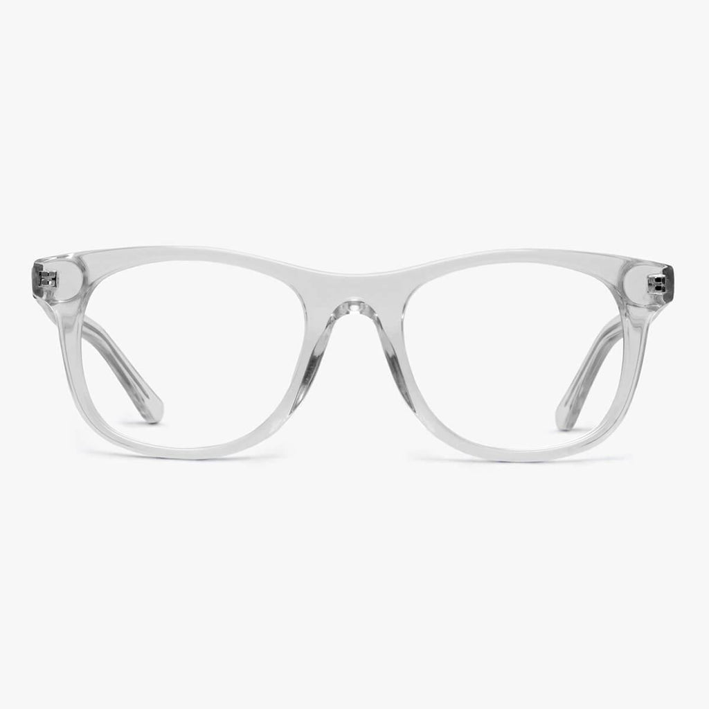 Köp Men's Evans Crystal White Blue light glasögon - www.luxreaderssweden.com