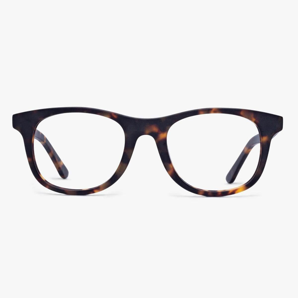 Köp Men's Evans Dark Turtle Blue light glasögon - www.luxreaderssweden.com