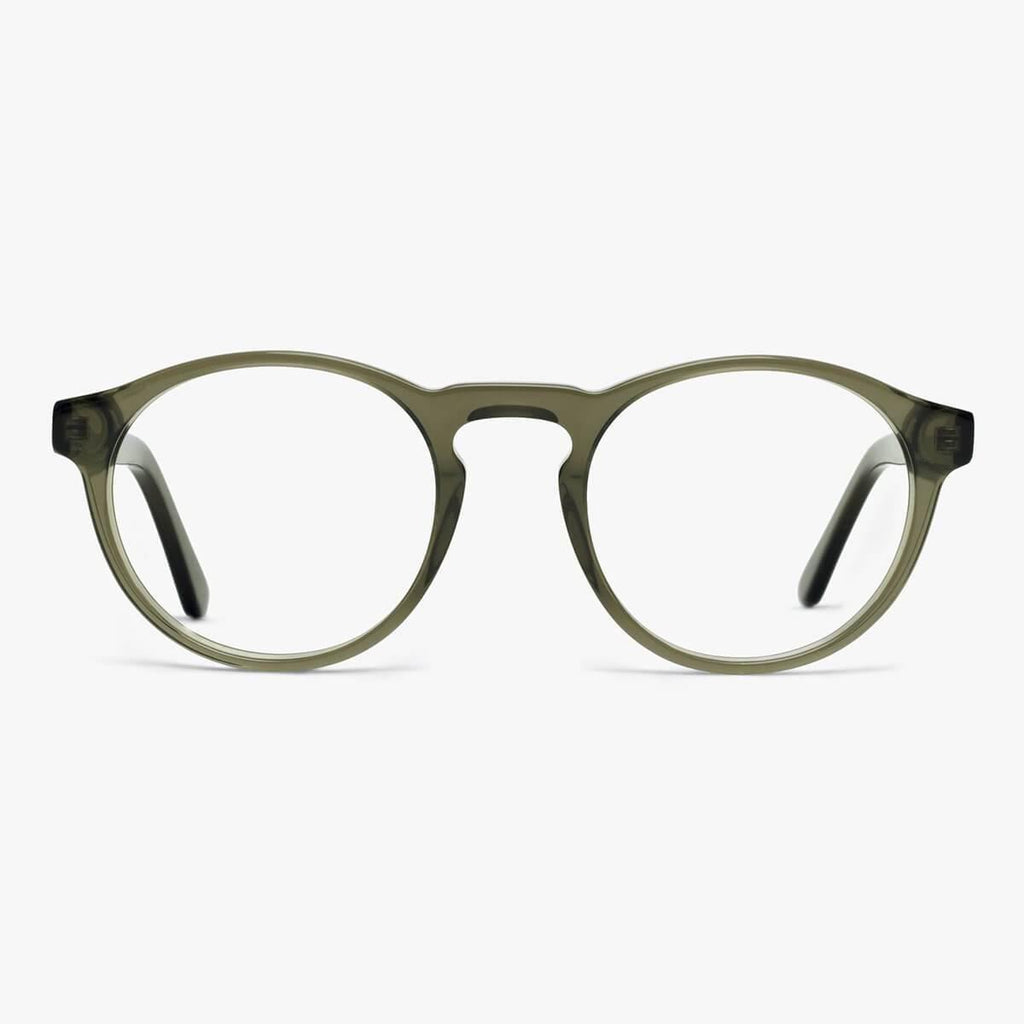 Köp Men's Morgan Shiny Olive Läsglasögon - www.luxreaderssweden.com