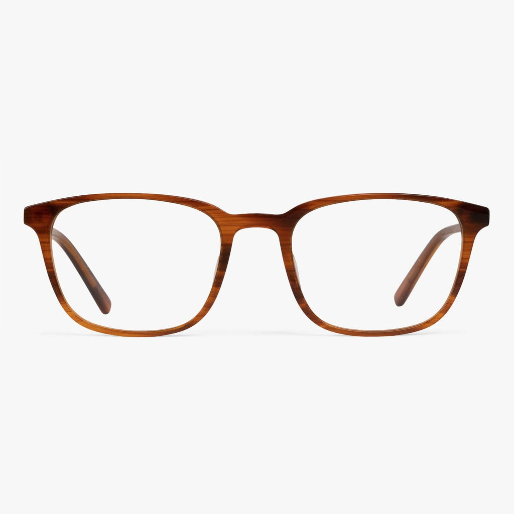 Köp Men's Taylor Shiny Walnut Läsglasögon - www.luxreaderssweden.com